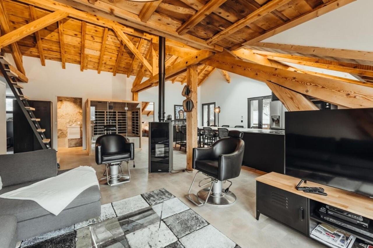 Luxurious 3-Bedroom Flat With Sauna And Garage Chamonix Eksteriør bilde